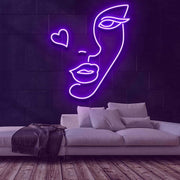 Cheeky Heart Neon Sign