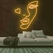 Cheeky Heart Neon Sign