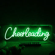 Cheer Leading Green Neon Sign