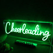 Cheer Leading Green Neon Sign