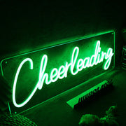 Cheer Leading Green Neon Sign