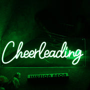 Cheer Leading Green Neon Sign