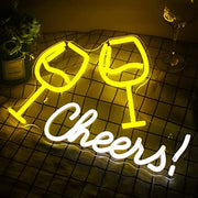 Cheers Bar Sign Neon Sign Home Neon Sign