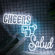 Cheers Salud Neon Sign