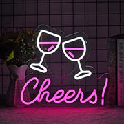 Cheers To Wine Neon Light