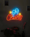 Cheers Wall Art Wall Neon Sign