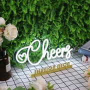 Cheers White Neon Sign