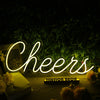 Cheers Yellow Custom Neon Sign