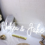 Chelsea And Jake White Neon Sign