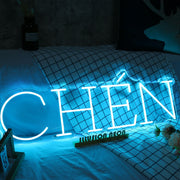 CHEN Blue Neon Sign