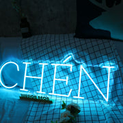 CHEN Blue Neon Sign