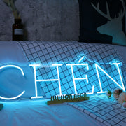 CHEN Blue Neon Sign