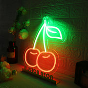 Cherries Custom Neon Sign