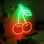 Cherries Custom Neon Sign