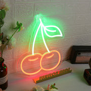 Cherries Custom Neon Sign