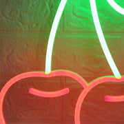 Cherries Custom Neon Sign