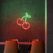 Cherries Neon Sign