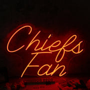 Chiefs Fan Red Neon Sign