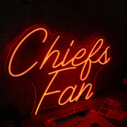 Chiefs Fan Red Neon Sign