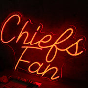 Chiefs Fan Red Neon Sign