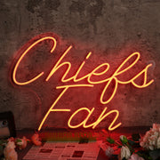 Chiefs Fan Red Neon Sign