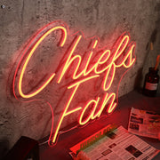 Chiefs Fan Red Neon Sign