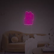 Chinese Lucky Cat LED Neon Sign