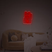 Chinese Lucky Cat LED Neon Sign