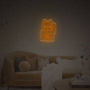 Chinese Lucky Cat LED Neon Sign