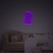 Chinese Lucky Cat LED Neon Sign