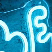 Chloe Blue Name Neon Sign