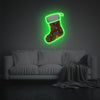 Christmas Socks LED Neon Acrylic Artwork