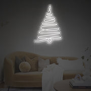 Christmas Tree Line LED Neon Sign