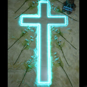 Church Christian Catholic Cross Neon Sign