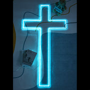 Church Christian Catholic Cross Neon Sign