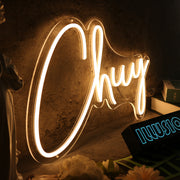 Chuy Yellow Neon Sign