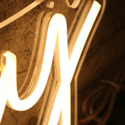 Chuy Yellow Neon Sign