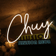 Chuy Yellow Neon Sign