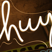 Chuy Yellow Neon Sign