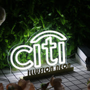 Citi White Custom Neon Sign