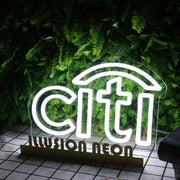 Citi White Custom Neon Sign