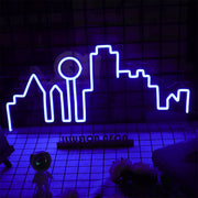 City Skyline Neon Sign