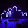 City Skyline Neon Sign