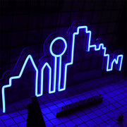 City Skyline Neon Sign