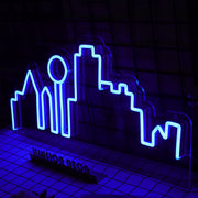 City Skyline Neon Sign