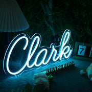 Clank Blue Neon Sign