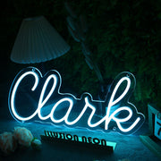 Clank Blue Neon Sign