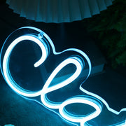 Clank Blue Neon Sign