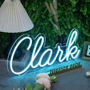 Clank Blue Neon Sign