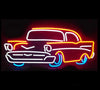 Classic Chevy Hot Rod Neon Car Signs Light